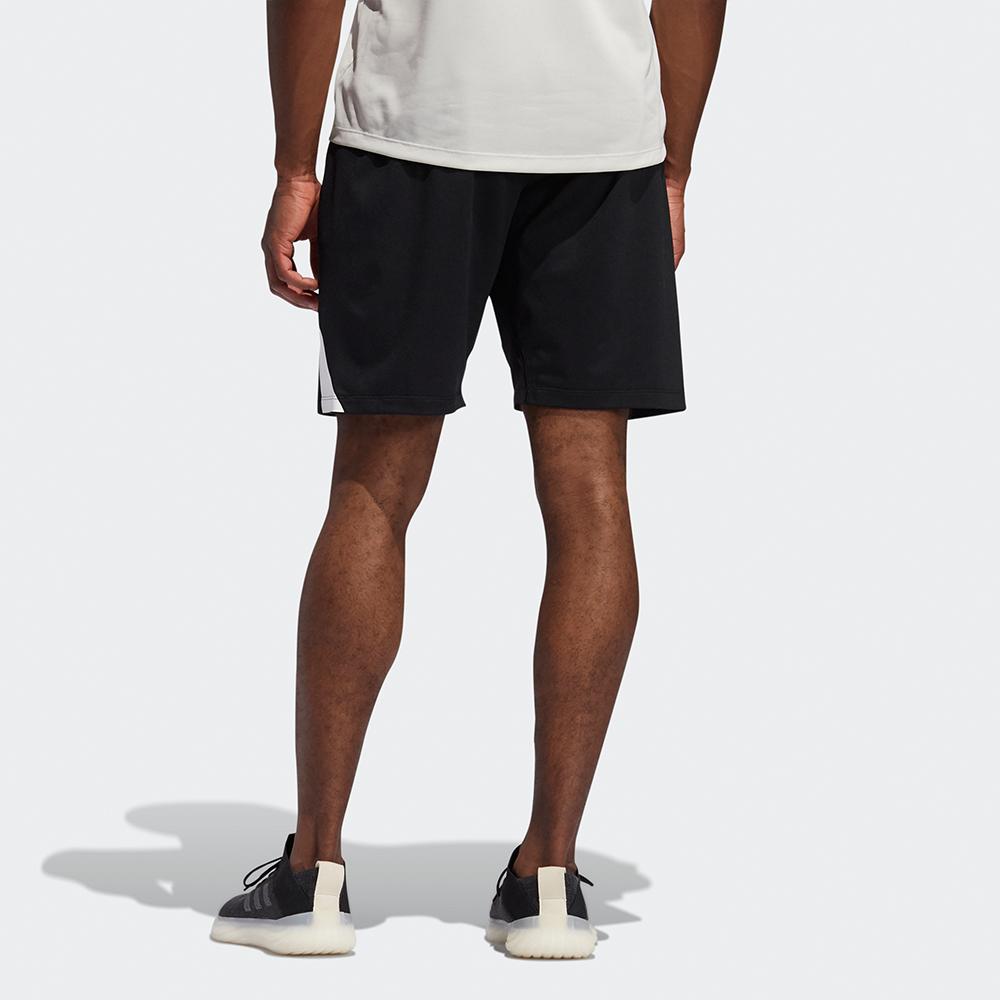 Adidas 4K 3 Bar Logo Print Training Shorts Men Bottoms Black GL8943