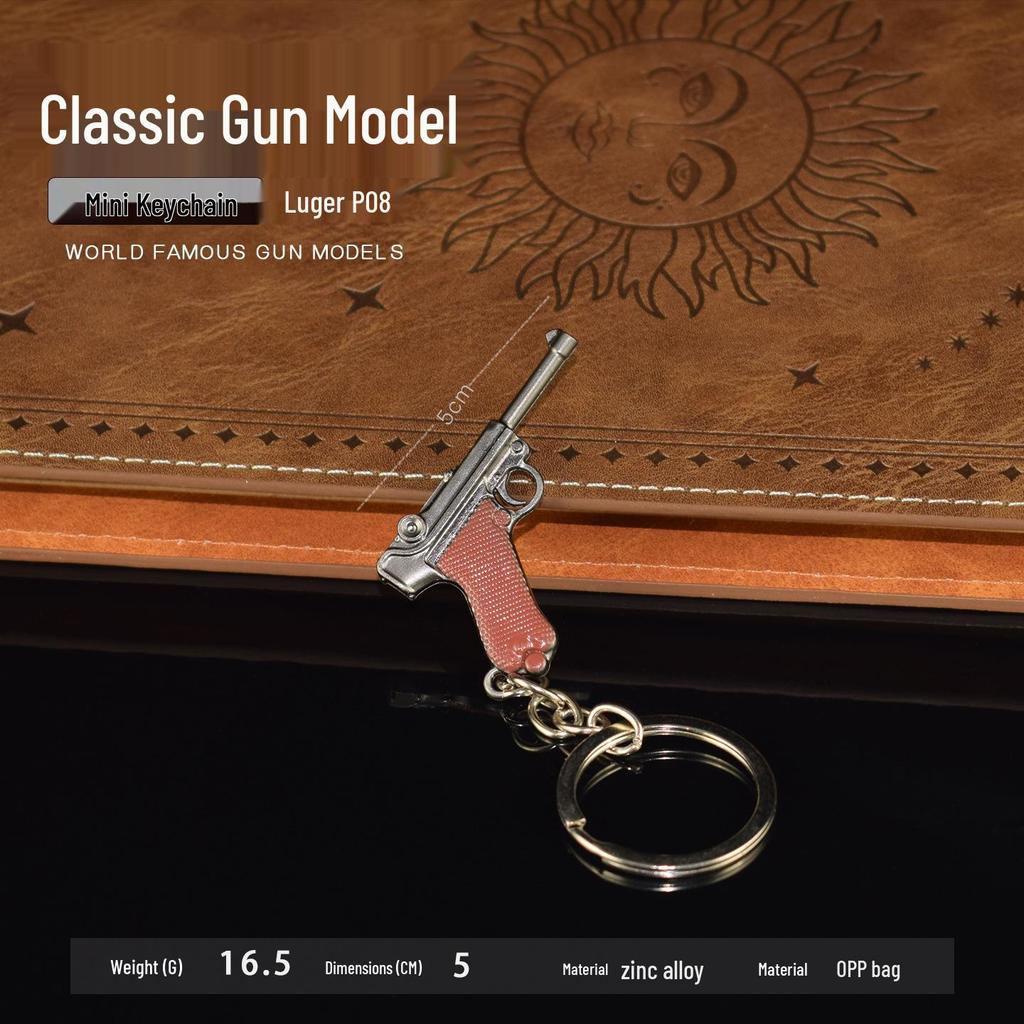 PUBG Frieden Schlüsselanhänger: Scorpion, Smith & Wesson Revolver, Luger P08, Colt, Mauser M1895 Modell