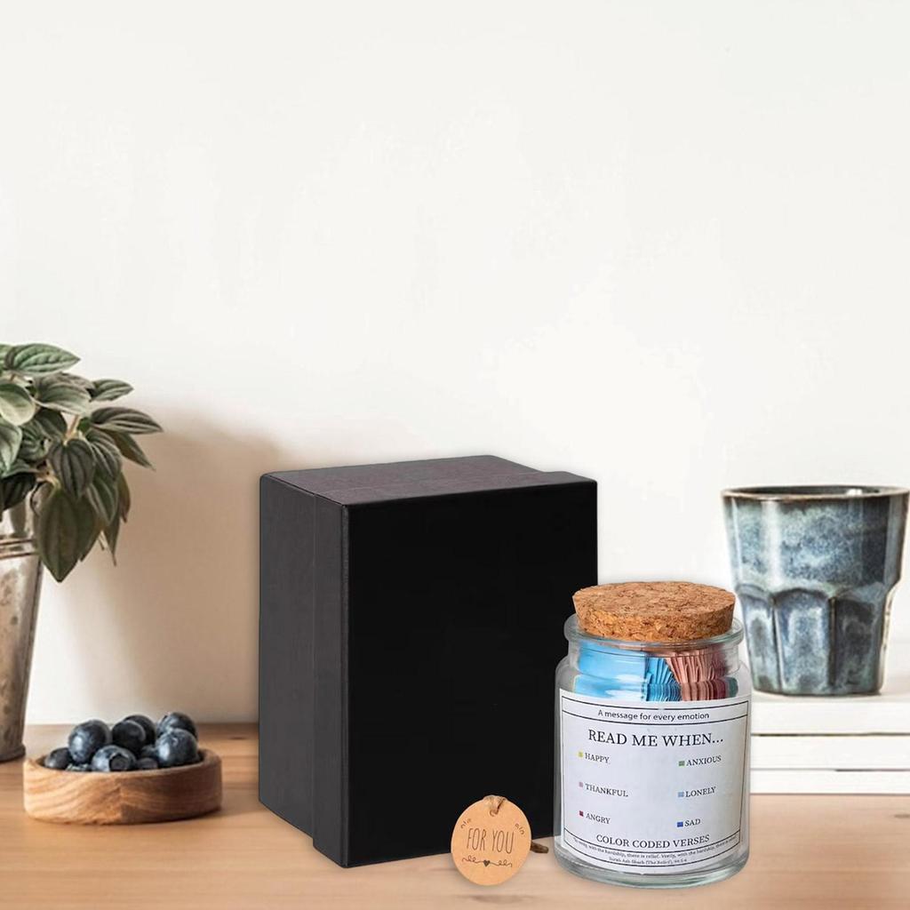 Tägliche Anleitung Koranverse Glas Gebetsglas Perfekt für emotionalen Trost und Reflexion Nachdenkliches islamisches Geschenk