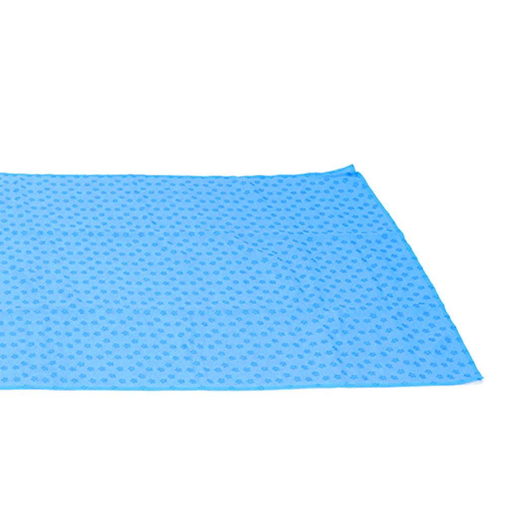 Towel Soft Microfiber Slip Resistant Sweat Absorbent   Mat Towel for Pilates Exercise Classes
