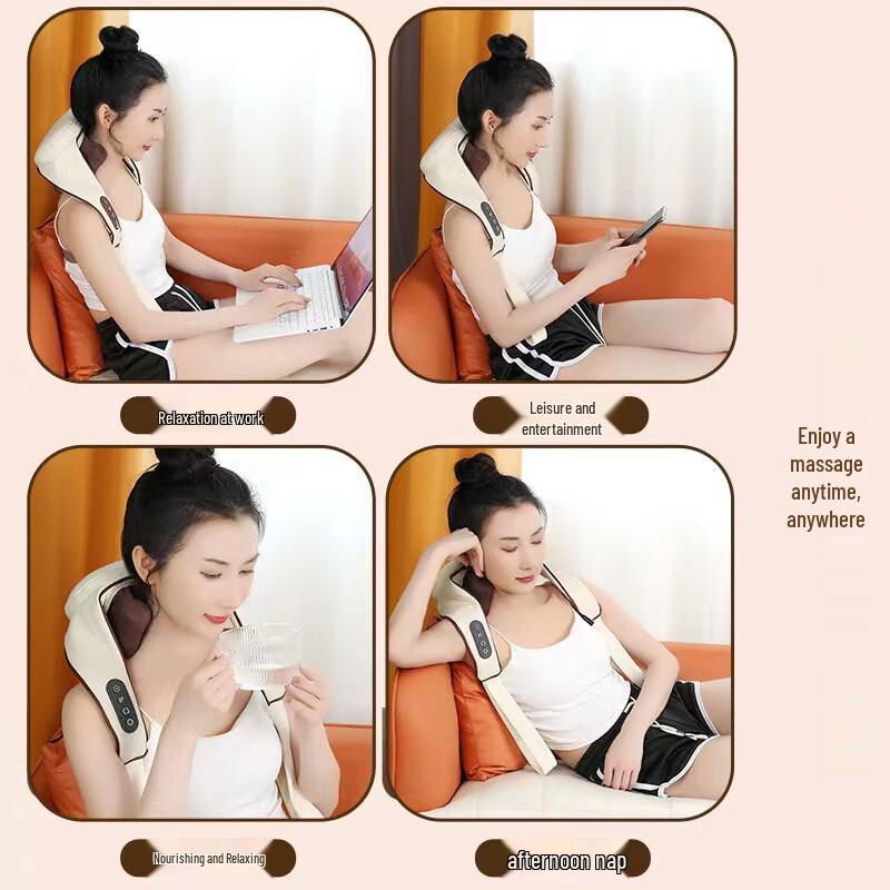 SENBAIWEI Shoulder and Neck Kneading Massager Shawl