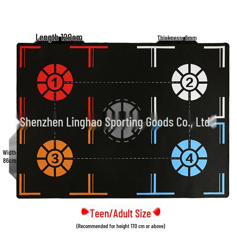 Indoor Basketball Footwork and Dribbling Training Pad for Kids and Adults - Shock Absorption & Noise Reduction