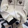 Womens Oversized Hooded Cardigan Sweater Korean Chic Plaid Print Lightweight Cotton Blend Long Sleeve Open Front Top
