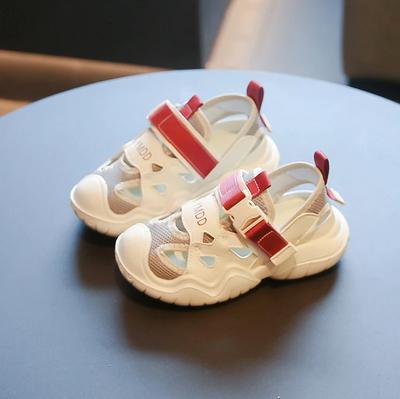 Kids Sandals Boys 2024 Summer Non-slip Girl Sandals Fashion Causal Children Mesh Sports Running Shoes for School Hollow-out Hot