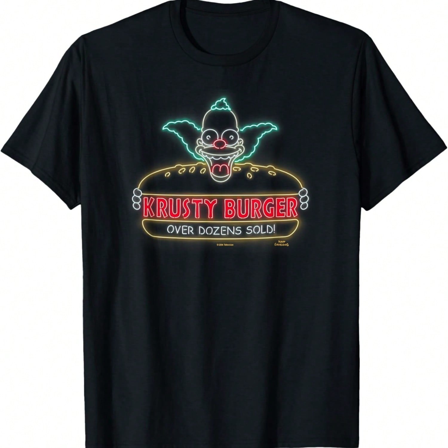 The Simpsons Krusty Burger Over Dozens Sold Neon Sign T-Shirt.Jpg|The Simpsons Krusty The Clown ClownFace T-Shirt.Jpg|The Simpsons Krusty The Clown Da S