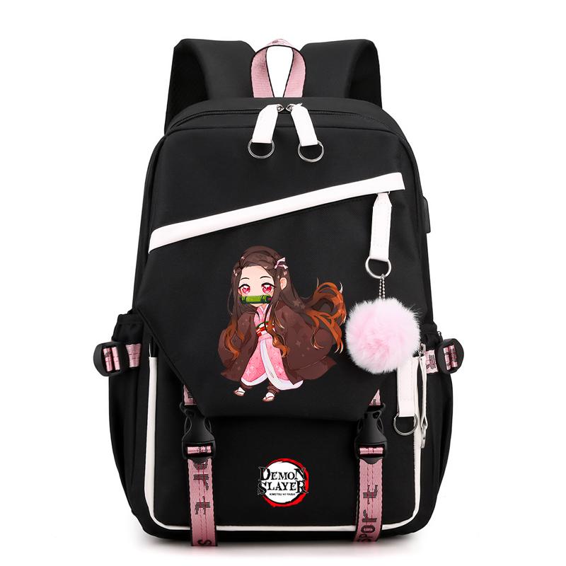 Anime Demon Slayer Backpack Teen Girl Boy Back To School Backpack Children School Bag Women Rucksack Travel Cartoon Bag Mochilas