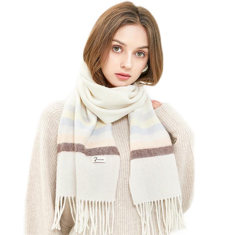 Jiumu Women's Pure Wool Scarf & Shawl