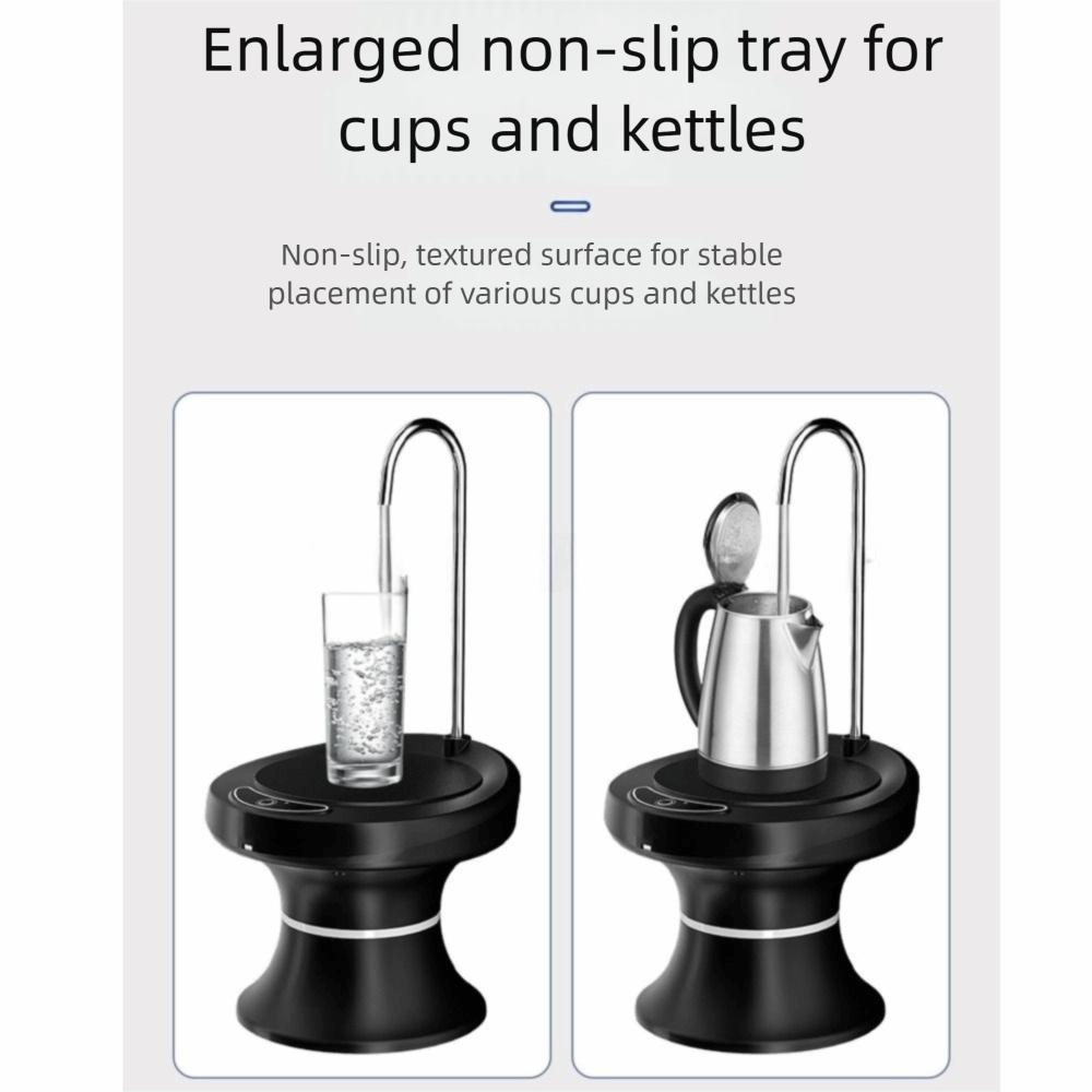 Stainless Pipe Automatic Water Dispenser Touch Button Silent Operation Electric Water Pump Waterproof with Tray