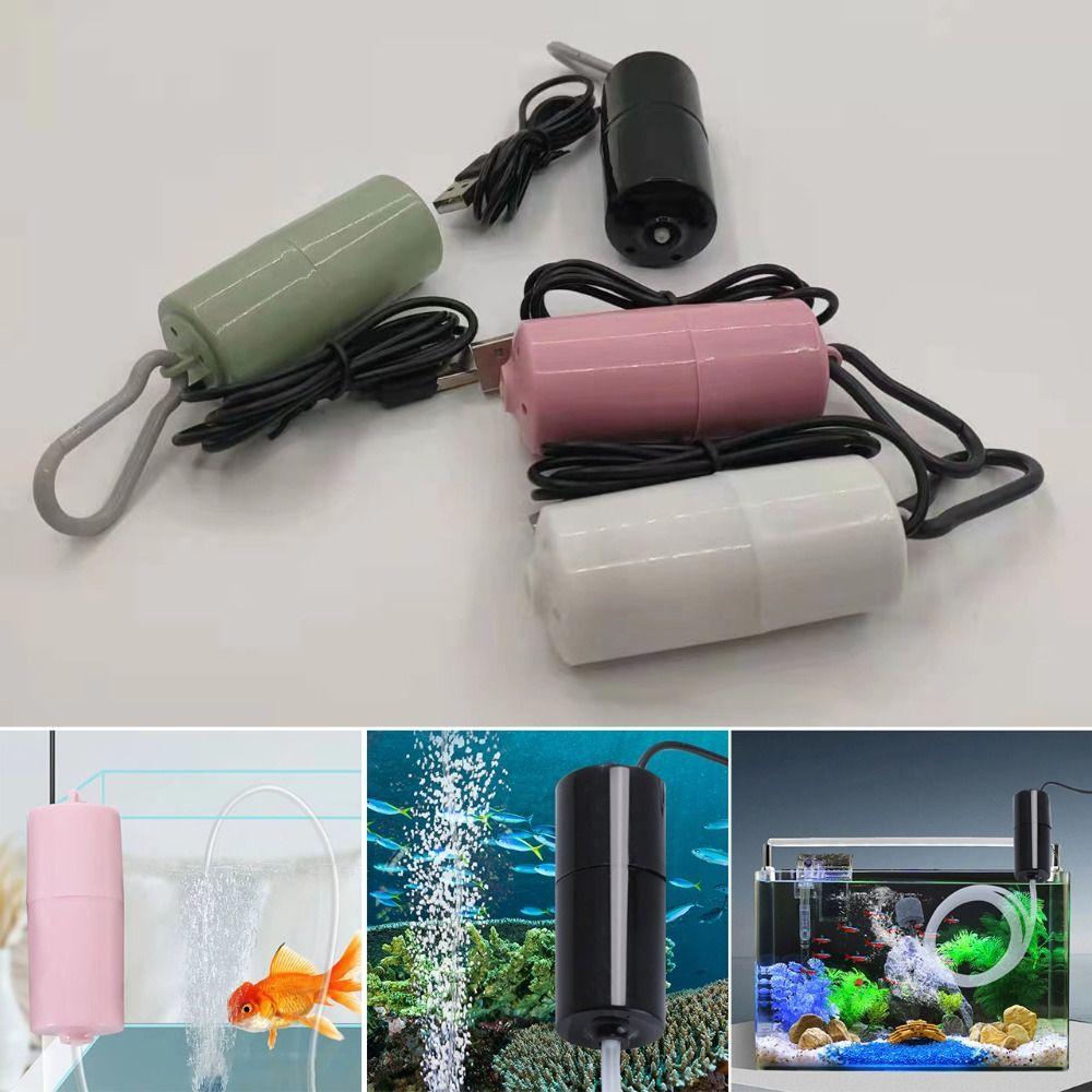 With Air Stone Fish Tank Oxygenator USB Interface Aquarium Air Aerator Aquarium Air Pump Seafood