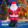5.91FT Inflatable Toy Santa Claus Christmas Decorations for Yard With LED Lights Xmas Supplies Home Ornaments Festive Gifts