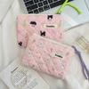 Floral Quilted Cotton Sanitary Napkin & Coin Storage Bag - Large Capacity, Soft, Cute Design