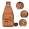 Hot Men's Bag Fashion Messenger Bags Large Capacity Luxury Designer Chest Bags Retro Single Shoulder Crossbody Backpacks