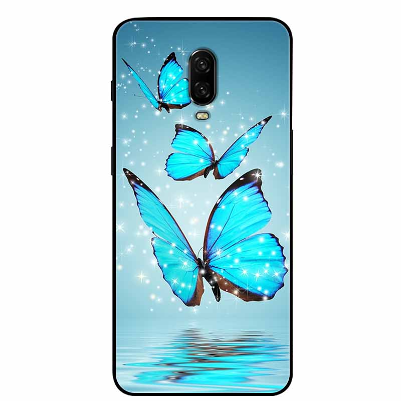 For Oneplus 6T Case Silicone Lovely TPU Soft Phone Cover for One Plus 6 6T Protective Back Shells oneplus6T Cute Cats Funda Capa