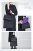 NEESE 2-Piece Formal Bag Set for Women, Black, Perfect for Weddings, Funerals, Entrance Ceremonies, Graduations, and Other Occasions. A4 Size.