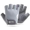 Men Women Half Finger Fitness Sports Gloves Anti Slip Thickened Palm Shock Absorbing Breathable Cycling Gloves