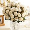 Silk Artificial Flowers Carnation Rose Wedding Bridal Bouquet Home Room Table Festival Outdoor Garden Arch Wall Diy Gifts Decora