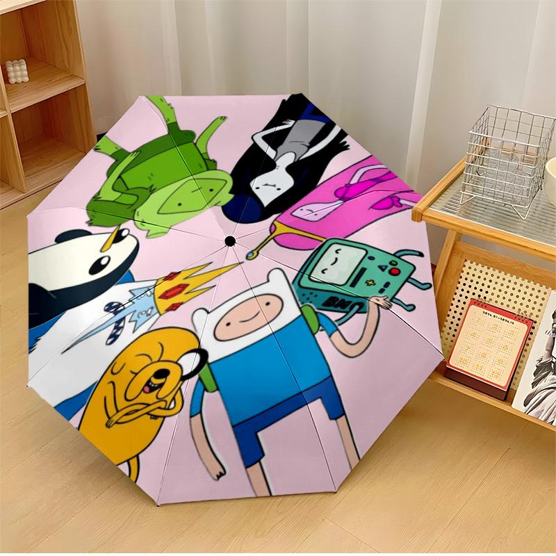 Adventure Time Printed Umbrella Lightweight for Travel Camping and Leisure a Musthave for Family Holidays and Birthday Gifts