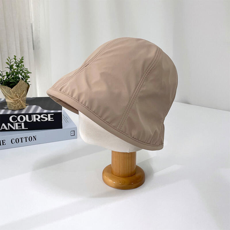 Женская и мужская полиэстеровая шляпа-ведро Летняя шляпа C4845_Light Purple