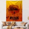 Blade Runner 2049 Tapestry Wall Hanging, Cyberpunk Sequel Movie Poster Art, Futuristic Wall Decor for Bedroom Living Room Dorm