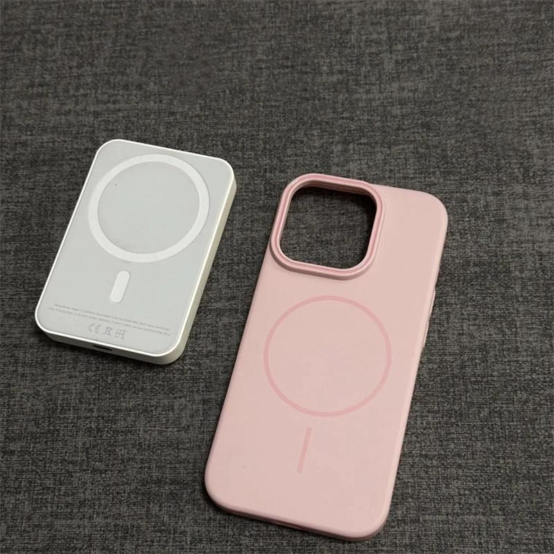 Ultrathin Magnetic MagSafe Phone Case for iPhone 16 Pro Max 15 14 13 12 11 Pro Max Wireless Charging Matte Hard PC Armor Cover