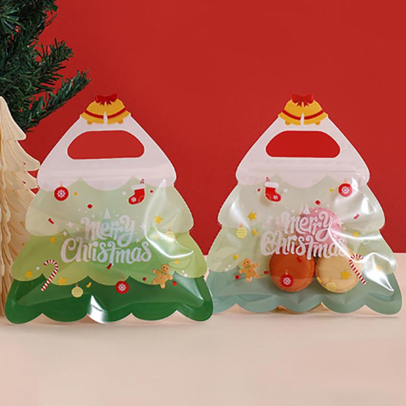 Christmas Gift Bags Santa Elk Snowflake Tote Bag Children'S Gift Bags Thickened Non-Woven Waterproof Bag Christmas Decoration
