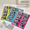 Classic Metal Brain Teaser Puzzle Set Toy With 8 Rings For Kids Adults Gift