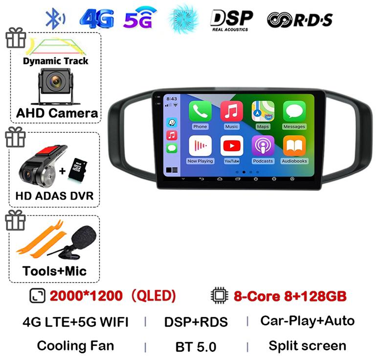 Android 14 Carplay Auto Car Radio For Morris Garages MG3 2017 2018 2019  Multimedia Video Player GPS Navigation Stereo Audio