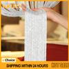 100x200см Штора-нитка для вітальні Блискуча китиця Срібна нитка Cortinas Однотонна Вікно Двері Будинку Роздільник Штора Декор для дому