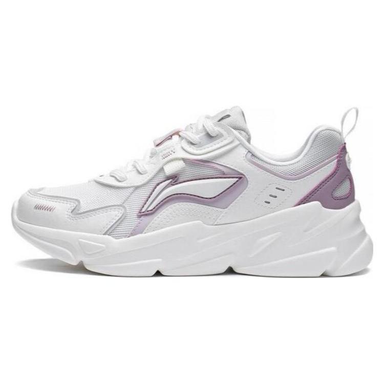 (WMNS) Li-Ning Yunhai White Grey Purple Women s AGCT154-1 EU 35