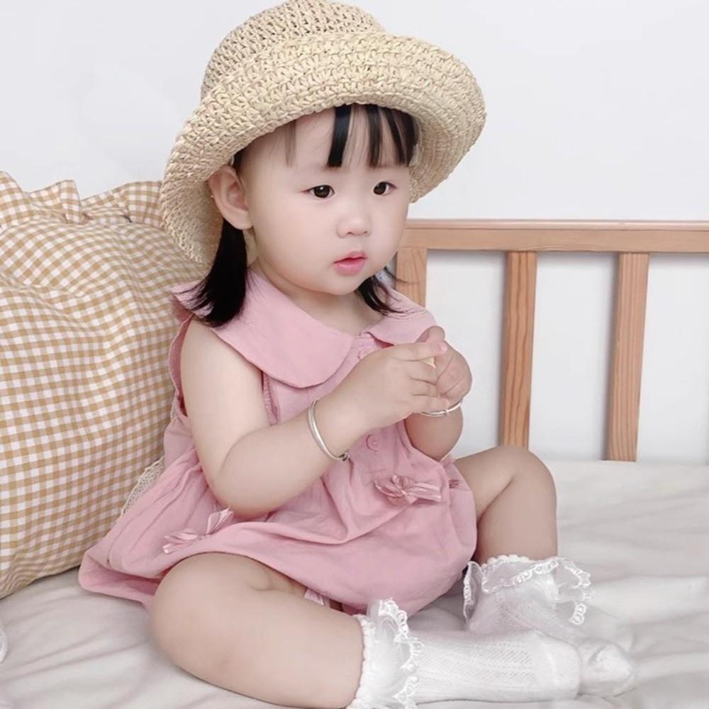 Shorts Climb Bow Baby Jumpsuit Infant Romper Bow Baby Bodysuit Cute Bow Baby Romper  Baby Girl