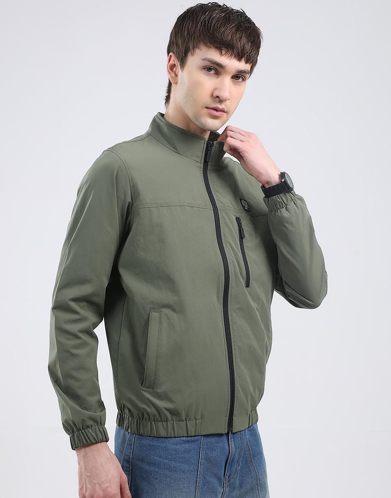 Rock it Men's Mock Neck Full Sleeves Jacket