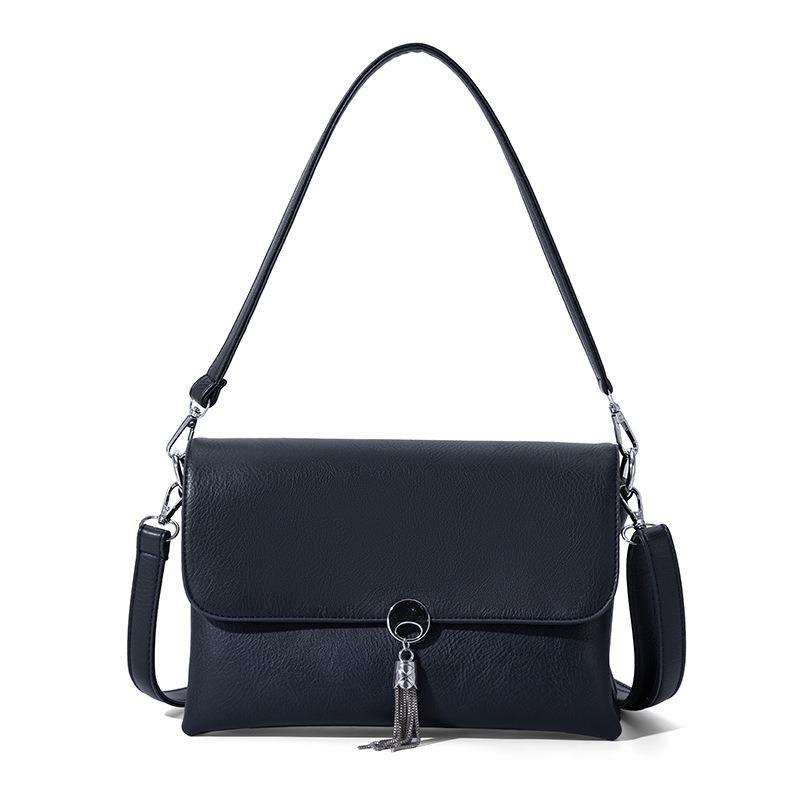 Large Capacity PU Leather Crossbody Bag for Commuting