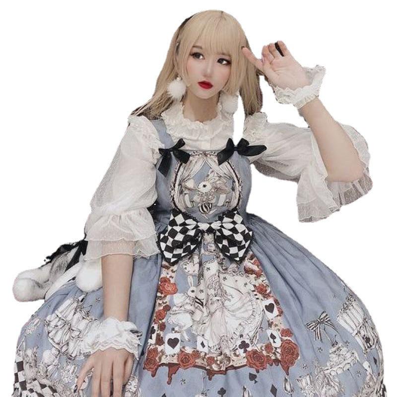 Gotické retro šaty Lolita sukně