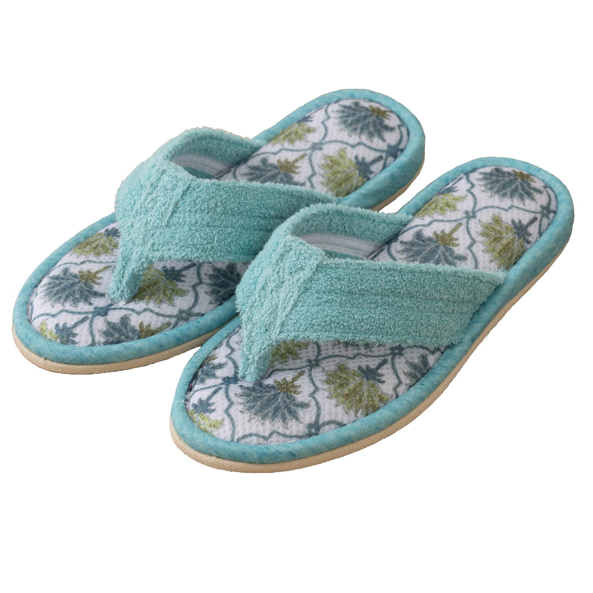 Senko Priya Slippers L approx 24-26cm Turquoise Blue 47206 4160₽