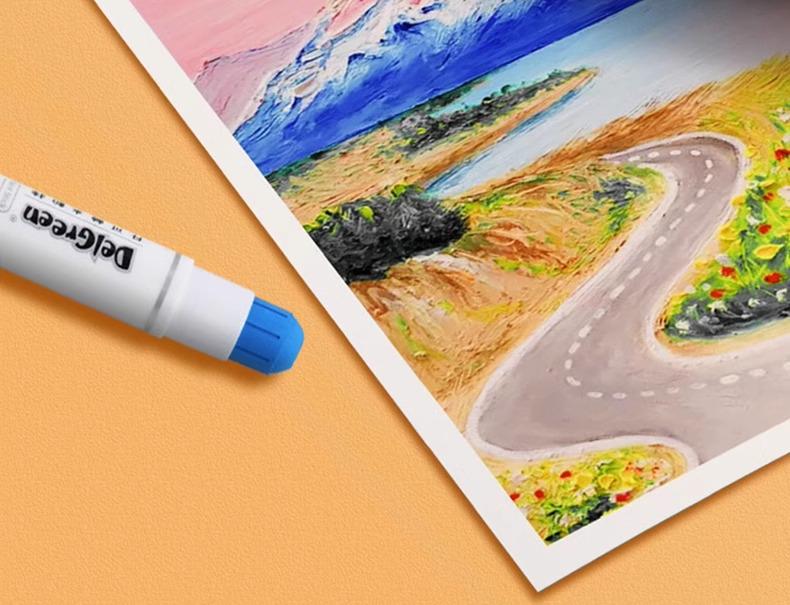 Dankelin Washable Watercolor Sticks: 12, 18, and Macaron Colors - Perfect for Painting and Graffiti.