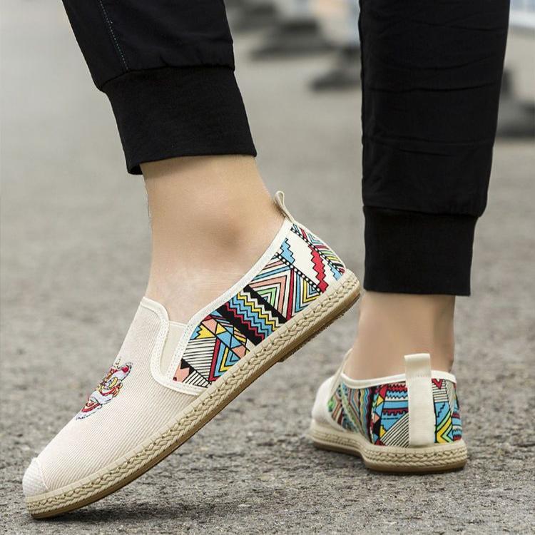 Canvas Shoes Cloth Shoes Men's Canvas Shoes Handmade Canvas Shoes
