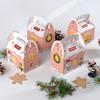6/12pcs Christmas Gift Box Candy Cookie Boxes Gift Packaging Supplies Merry Christmas Party Decoration Navidad New Year 2025