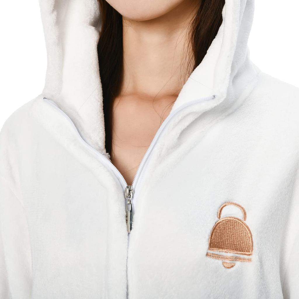 OLAOLA Dairy Cow Kigurumi Cute Adult Halloween Fluffy and Warm Flannel Pajamas for Room Perfect for Cold Unisex Pajamas, Costume, Wear, Weather,