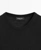 Masimodutti Wool Blend Short Sleeve T-Shirt