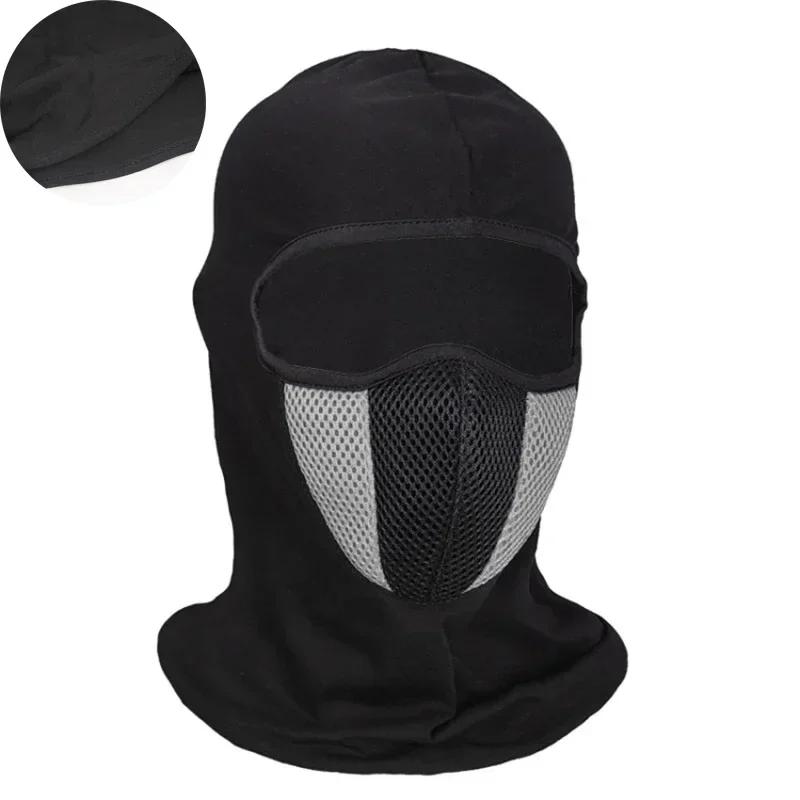 Pustende Balaclava Motorsykkel Helmaske Motorsykkel Sykkel Sykkel Mask Motocross Hjelm Hette Moto Riding Nakke ansiktsmaske