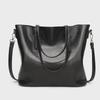 Trendy 2025 Retro Waxed Patent Leather Shoulder Tote for Women