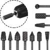 High-quality Accessories Brand New Lightweight For Grinding 3mm Shank Rotary File Thin Handle 45# Carbon Steel
