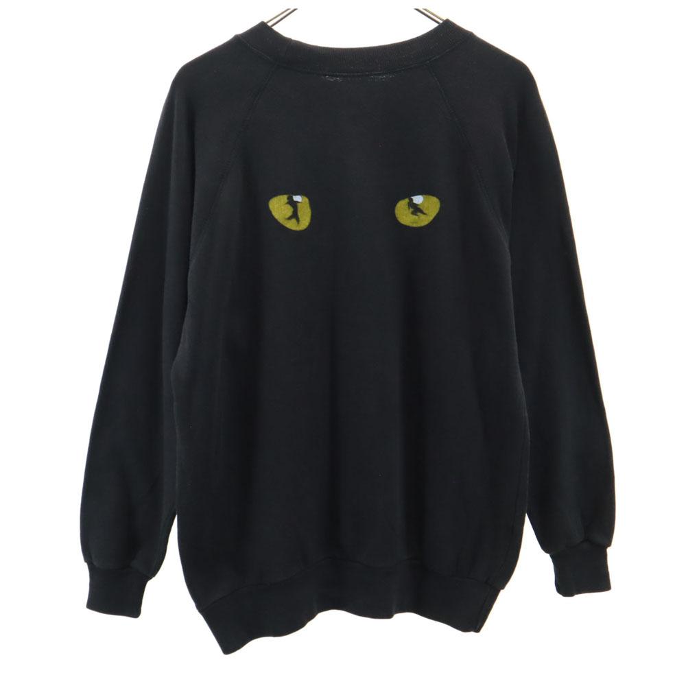 Vintage 80s CATS Shiki Theatre Company Long Sleeve Trainer Men's Used