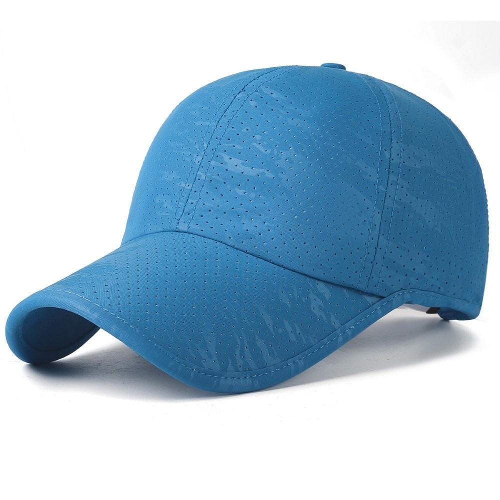 Breathable Perforated Summer Sun Hat Sun Protection Travel Sports Hat  For Women Men
