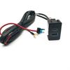 12V/24V Car Dual Charger QC3.0 USB PD Phone Charging Interface Adapter Socket For Suzuki SX4 Swift Accessories