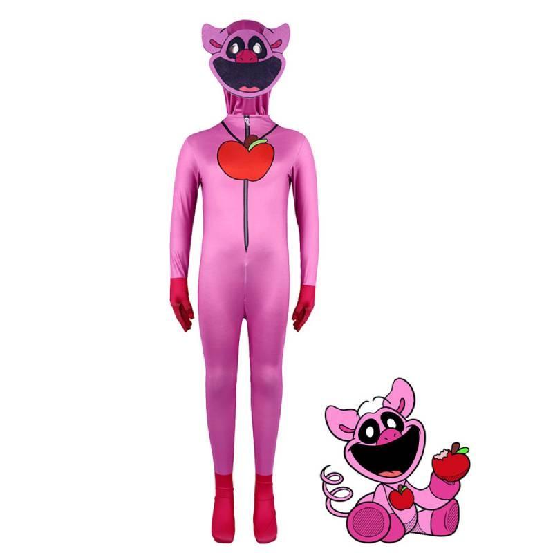 Playtime Smiling Poppy Critters Cosplay Costume Kids Adult Halloween Jumpsuit