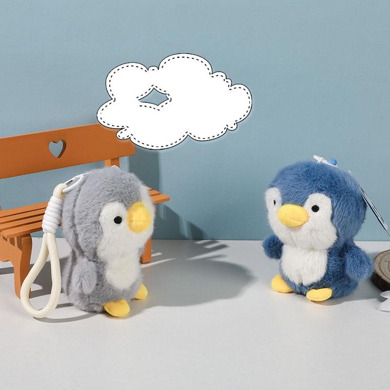 Japanese Plush Toy Antarctic Penguin Pendant Backpack Ornament Keychain Doll Gift