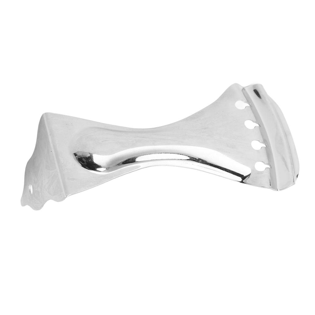 Guitar Bent Tailpiece Metal Zinc Alloy for 4 String Resonator Guitars F14 Silver Color