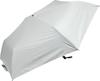 Rose Industry RIC Folding Smart Flat Mini UV Grade 1 Light Heat Fiberglass 61601508 All-Weather Umbrella, 60cm, Umbrella, White, Ultra-lightweight