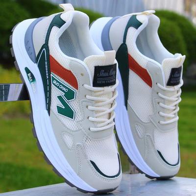 Men Running Shoes Comfortable Thick Soled 2025 Summer Sneakers for Men Wear-resistant Casual Shoes Running Male Sneakers